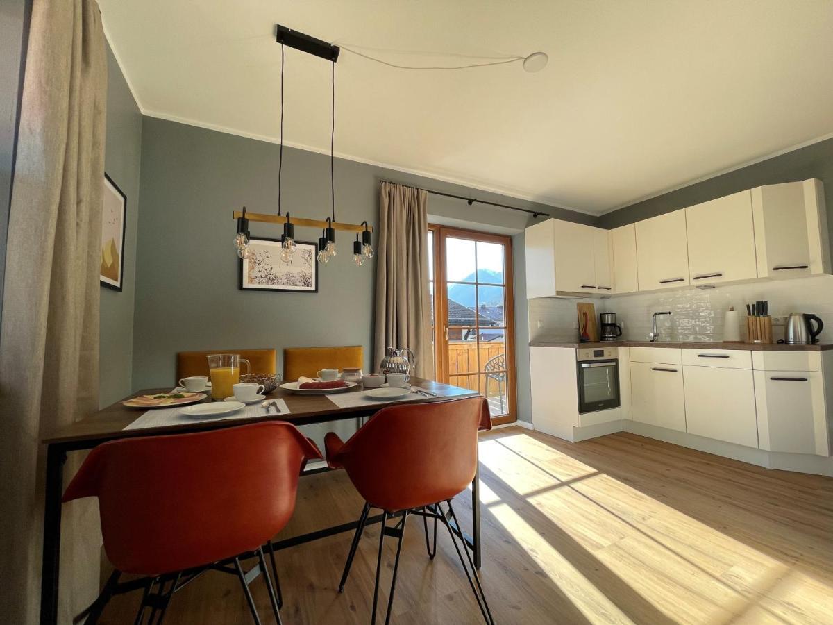 Das Bergquartier - Ferienwohnung Zugspitze Оберау Екстериор снимка